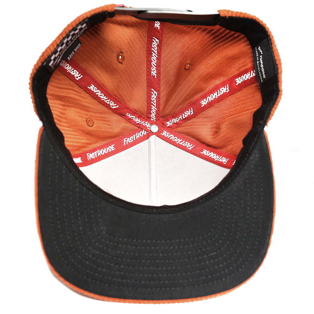 Fasthouse Haste Hat Rust Snapback | ⚡️ MACHINE GARAGE MX ⚡️ – Machine ...