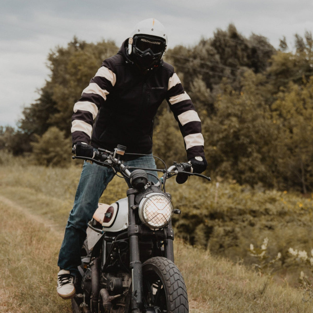 HolyFreedom Prison Softshell Motorcycle Jacket — vista 4