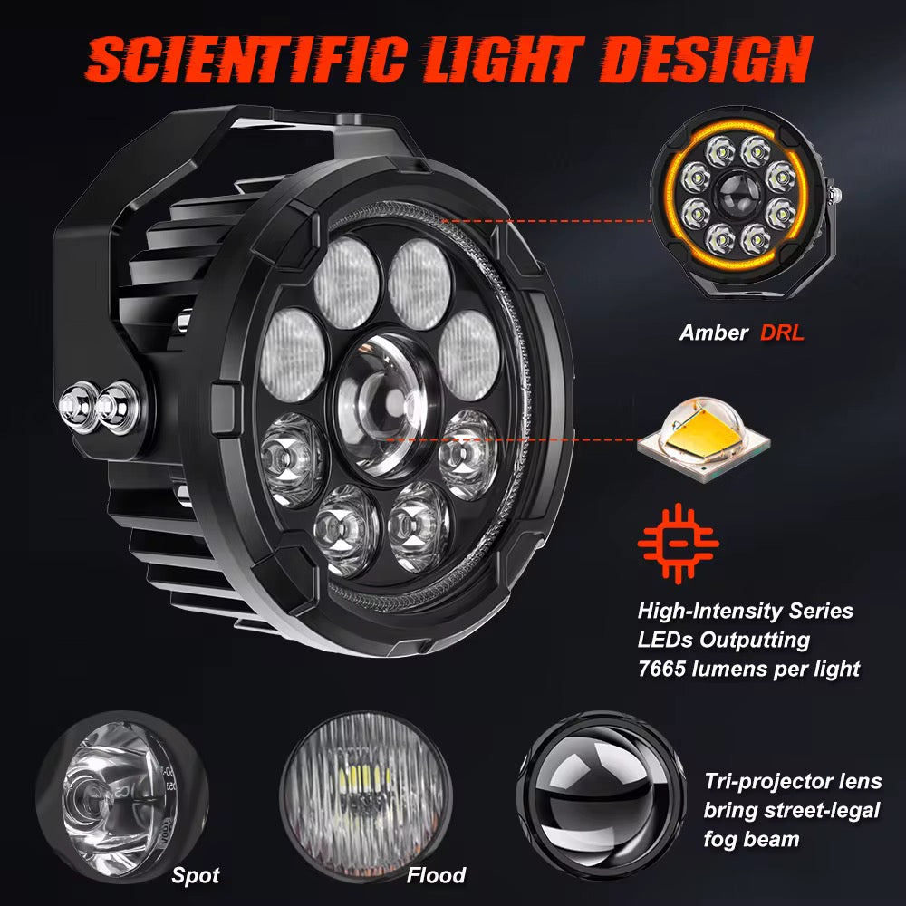 FAROS AUXILIARES JDP9 PRO