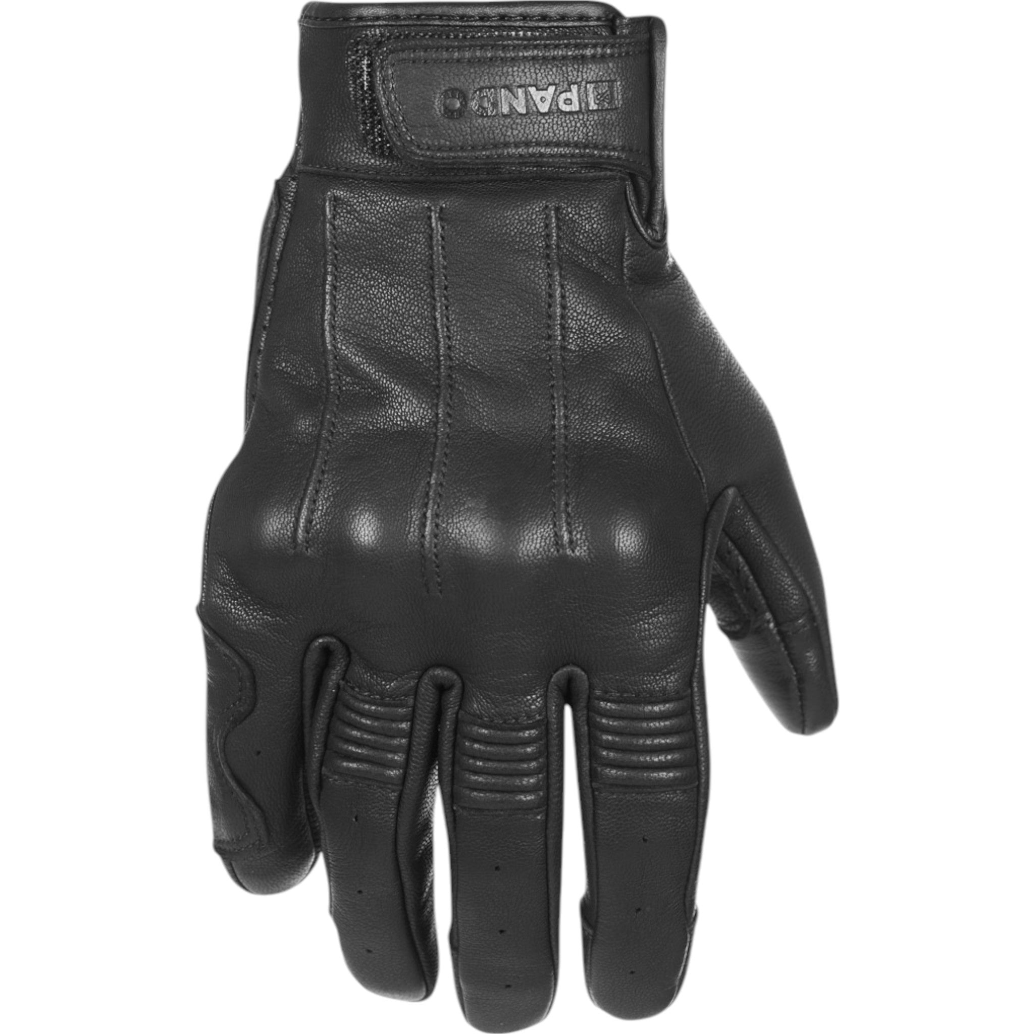PANDO MOTO IVY BLACK – Leather Summer Motorcycle Gloves