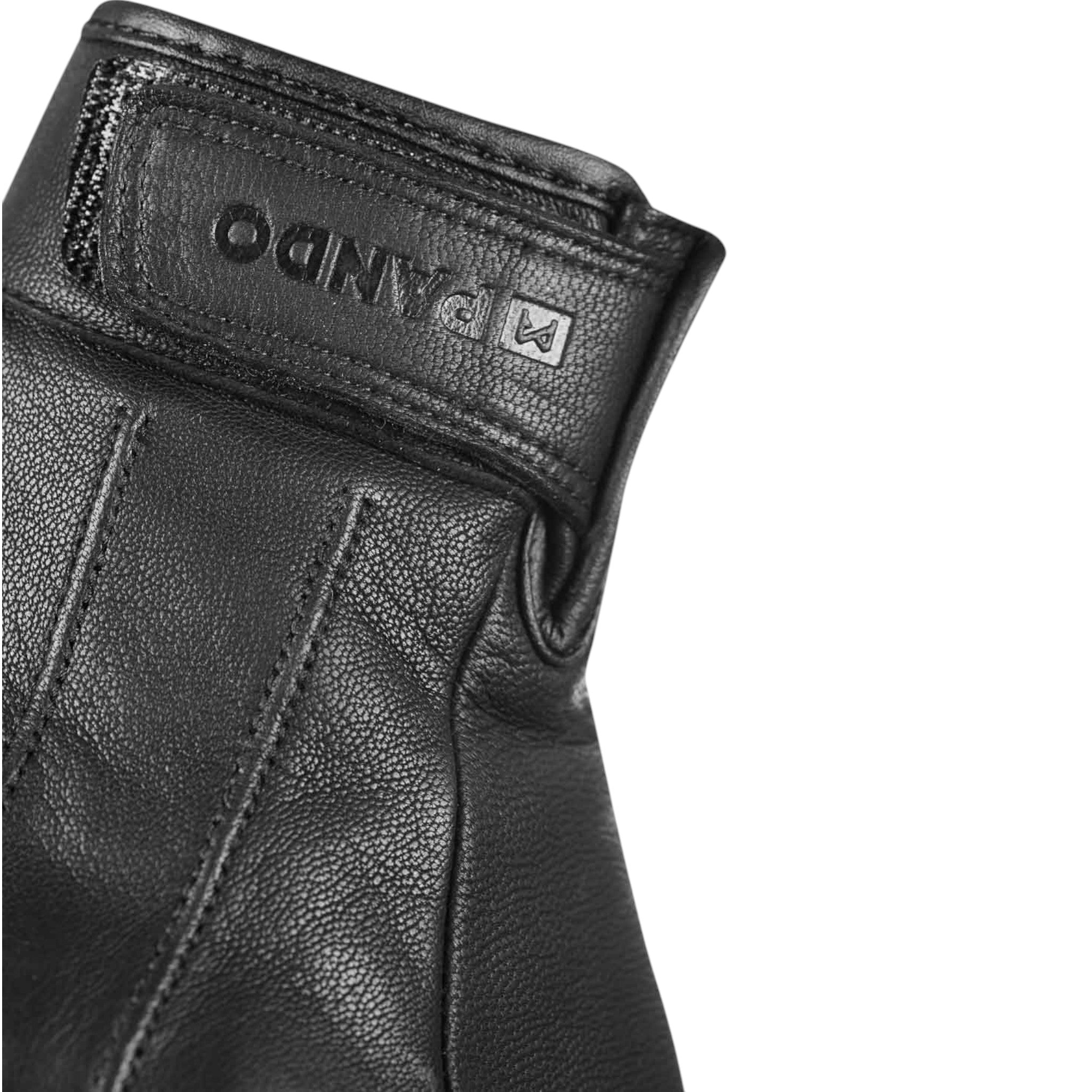 PANDO MOTO IVY BLACK – Leather Summer Motorcycle Gloves