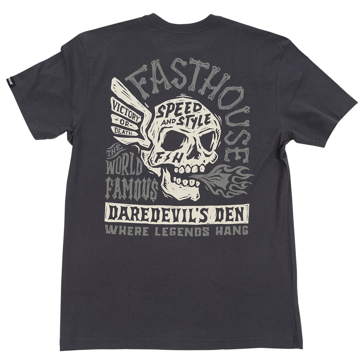 Fasthouse Jekyll Tee – Graphite Black