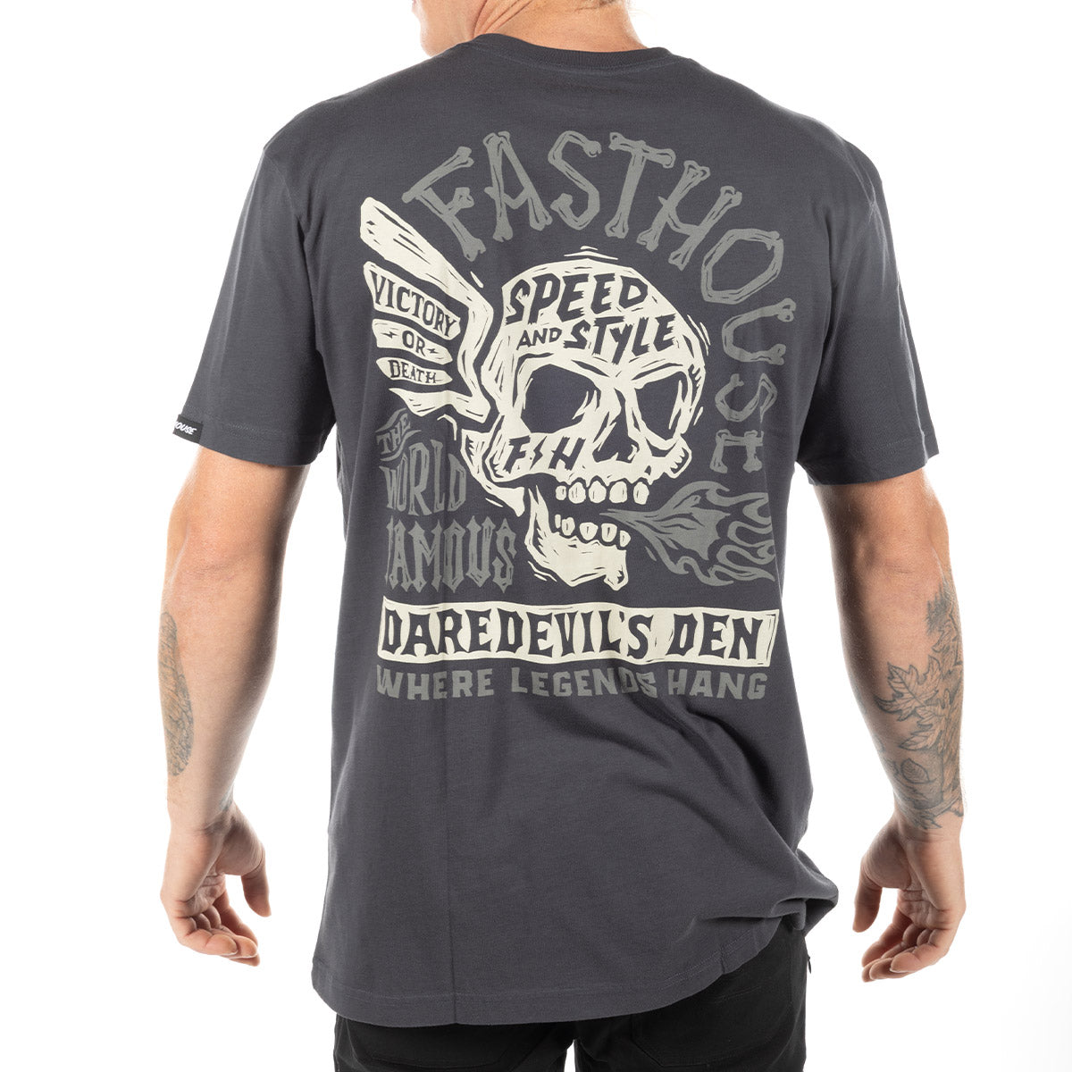 Fasthouse Jekyll Tee – Graphite Black