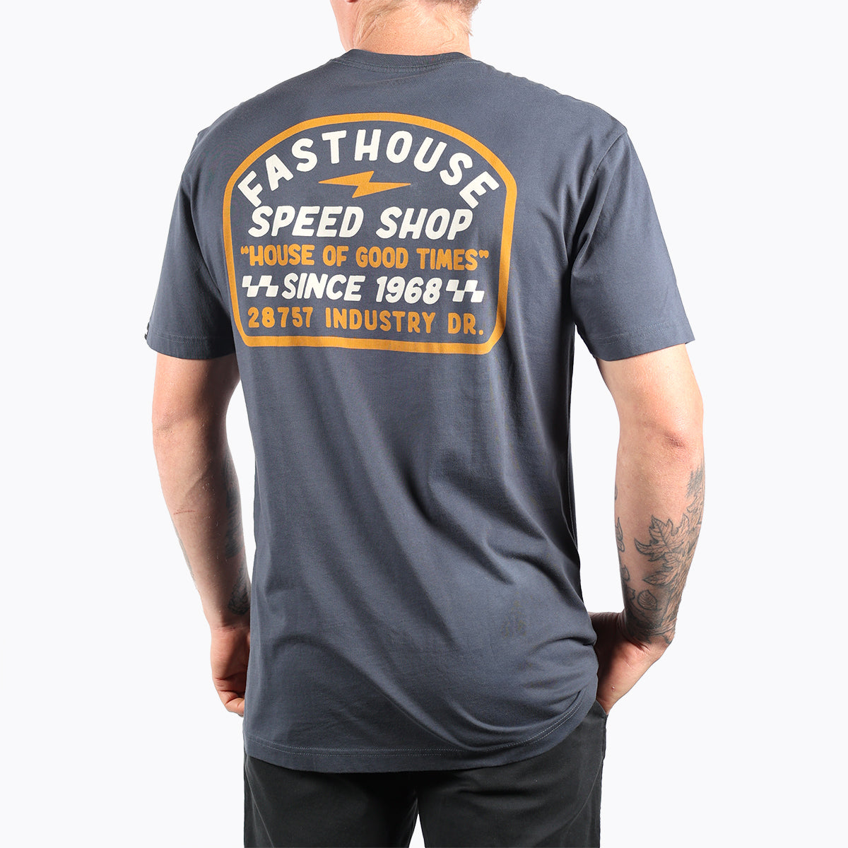 FASTHOUSE Junction Tee - Indigo