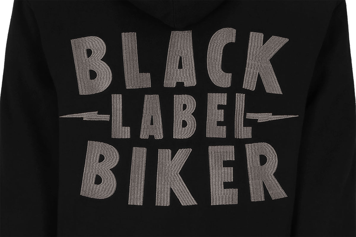 Black Label Biker Sudadera Knievel - Black — vista 3