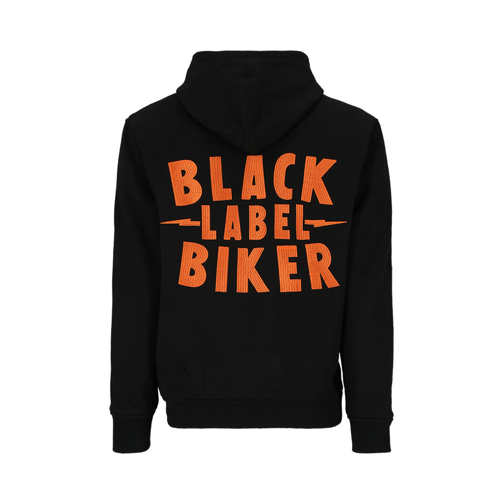 Black Label Biker Sudadera Knievel - Black/Orage — vista 1