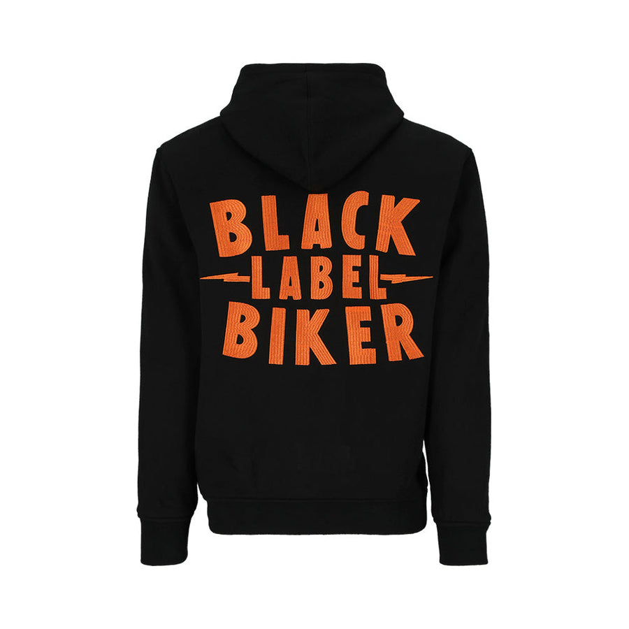 Black Label Biker Sudadera Knievel - Black/Orage — vista 1
