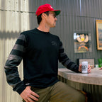 Blackout Yarn Dye Long Sleeve Tee | FASTHOUSE