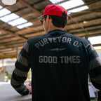 Blackout Yarn Dye Long Sleeve Tee | FASTHOUSE