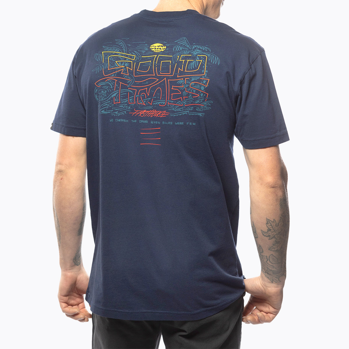 FASTHOUSE Lagoon Tee - Navy — vista 4