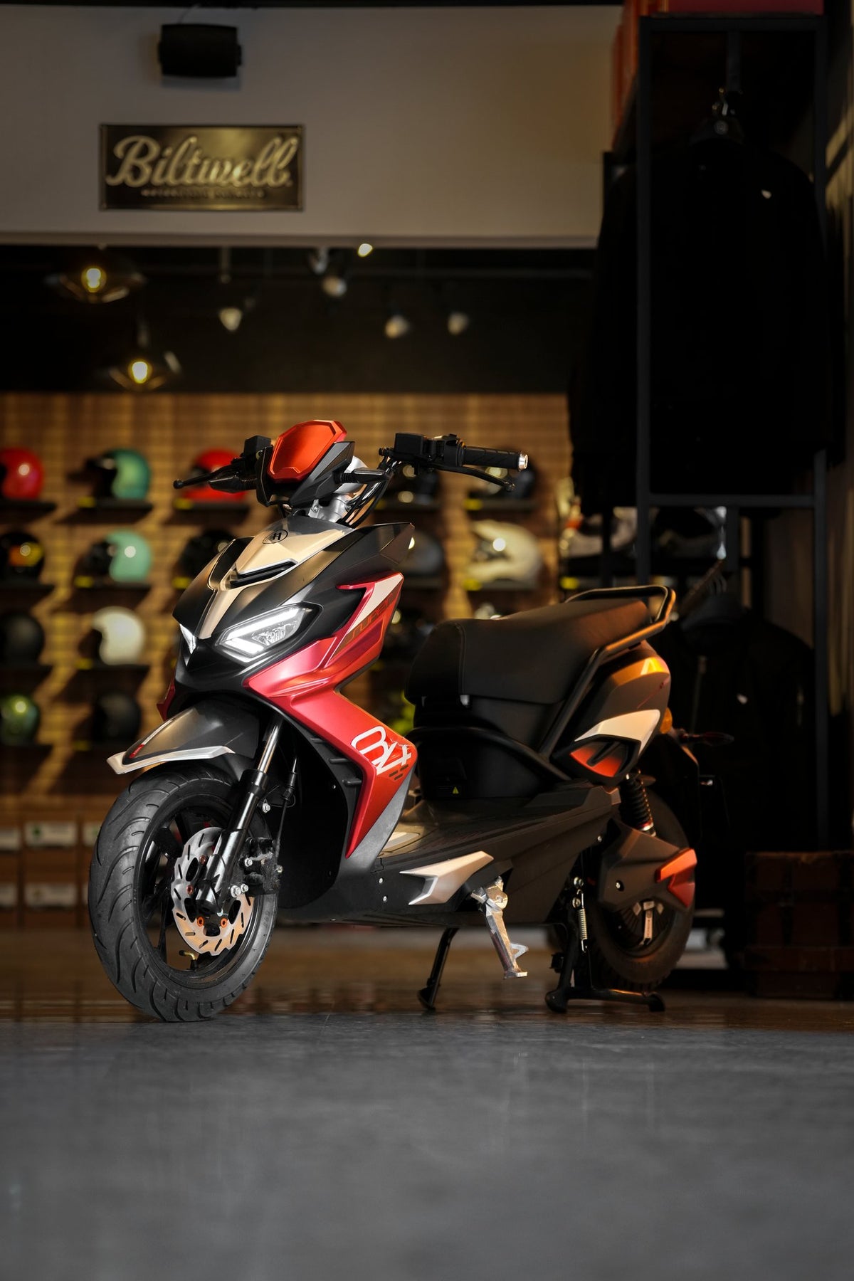AIMA Tiger S5 Motocicleta Eléctrica Rojo/Gris — vista 2