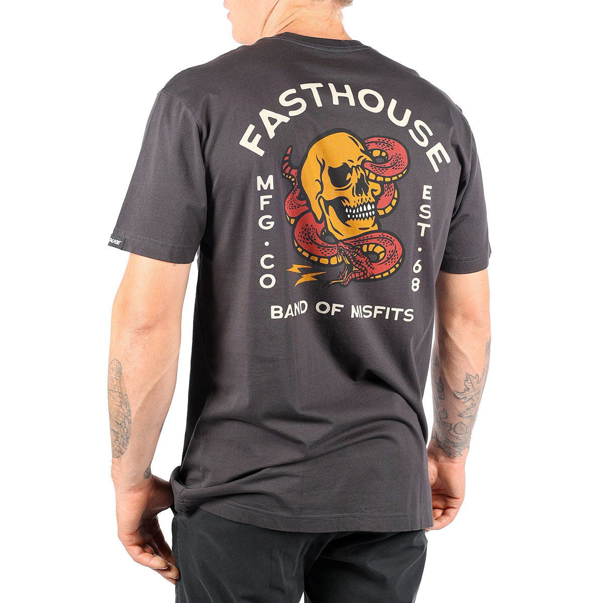 Manasa Tee - Graphite Black | FASTHOUSE — vista 3