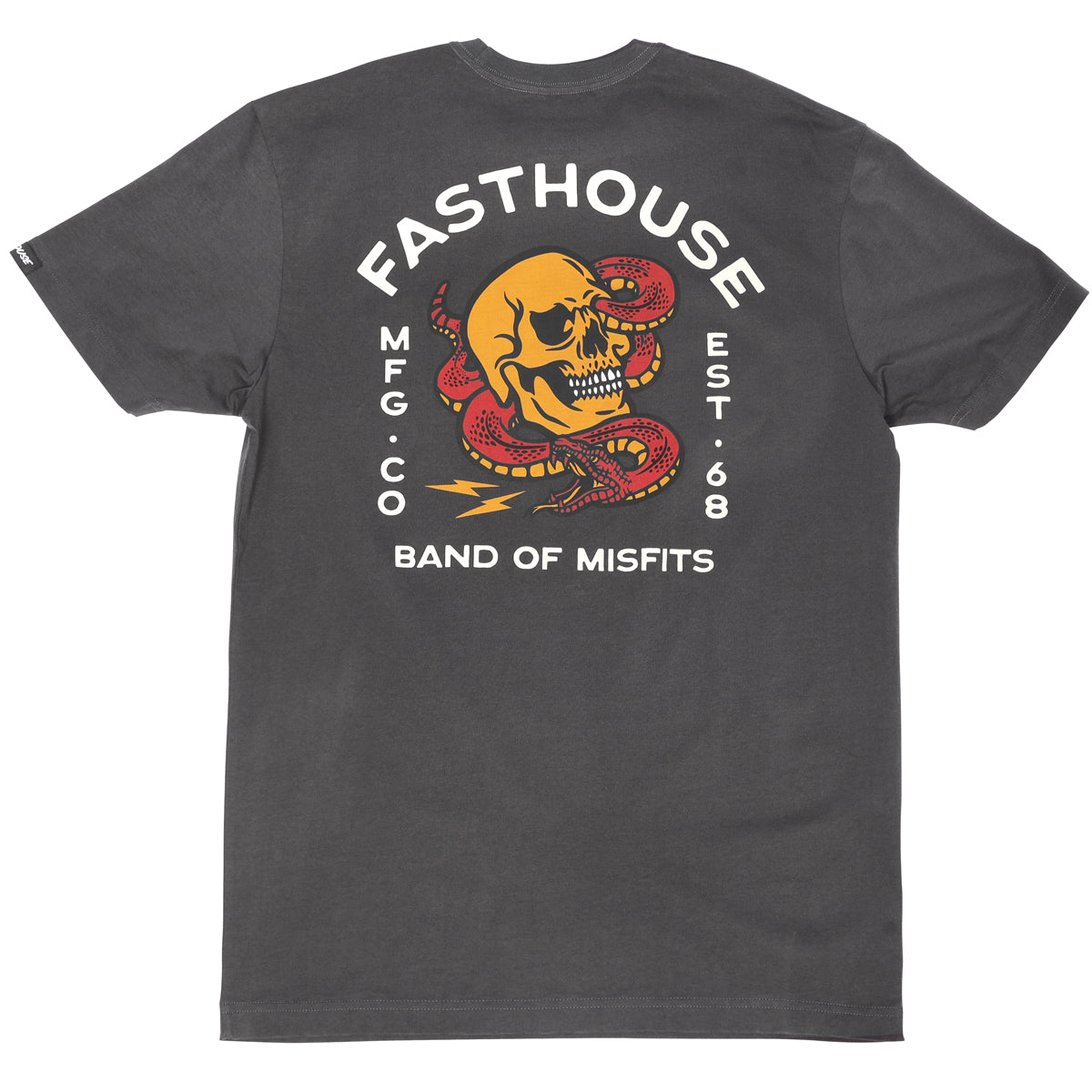 Manasa Tee - Graphite Black | FASTHOUSE — vista 1