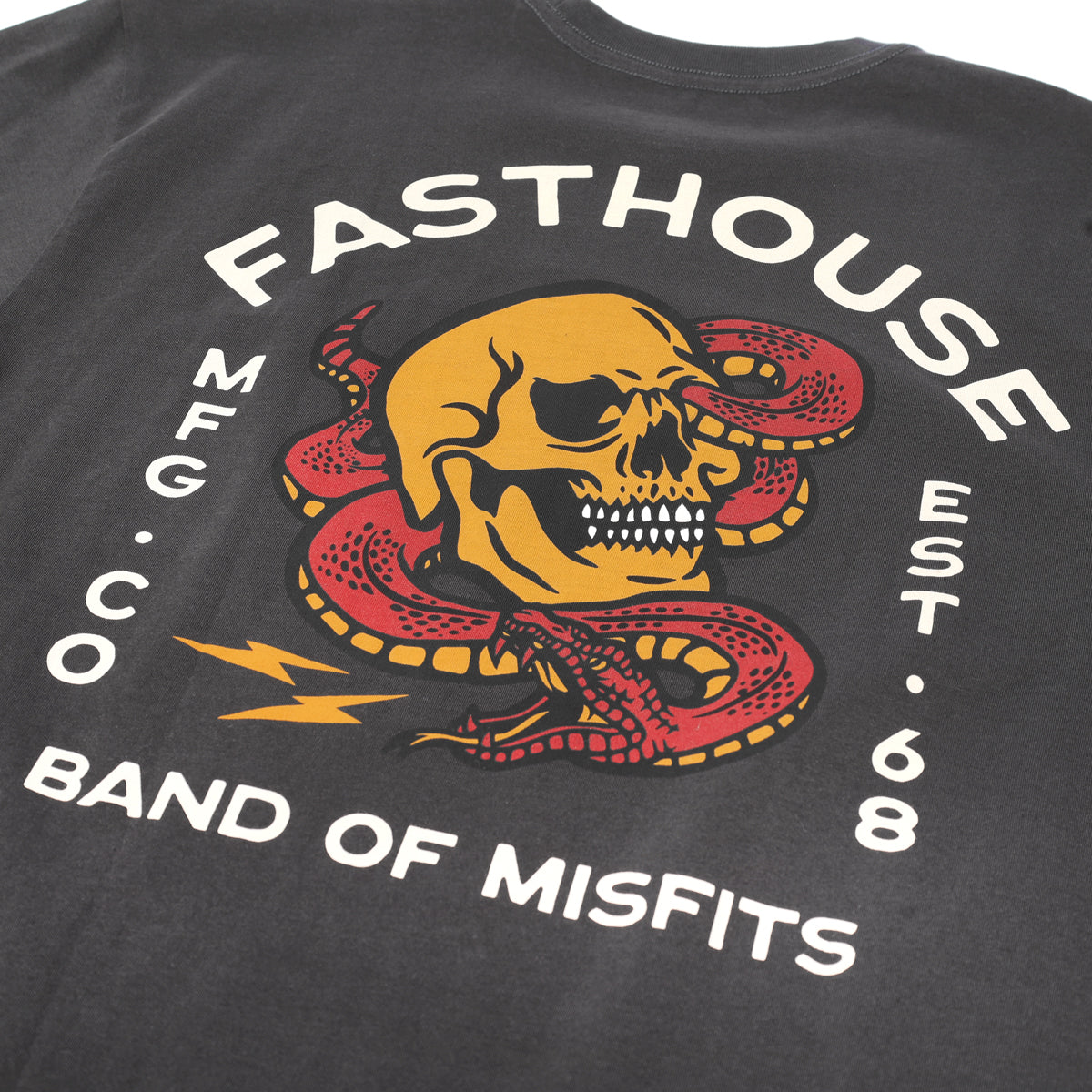 Manasa Tee - Graphite Black | FASTHOUSE — vista 4