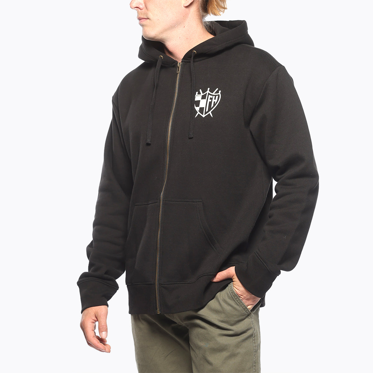 Mod Hooded Zip-Up Fleece | FASTHOUSE — vista 4