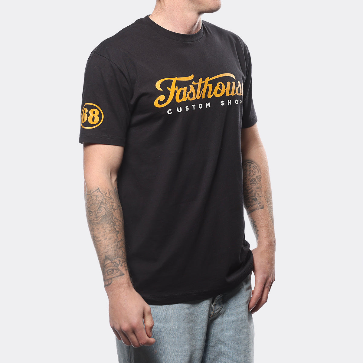 Fasthouse Morris Tee – Black — vista 2