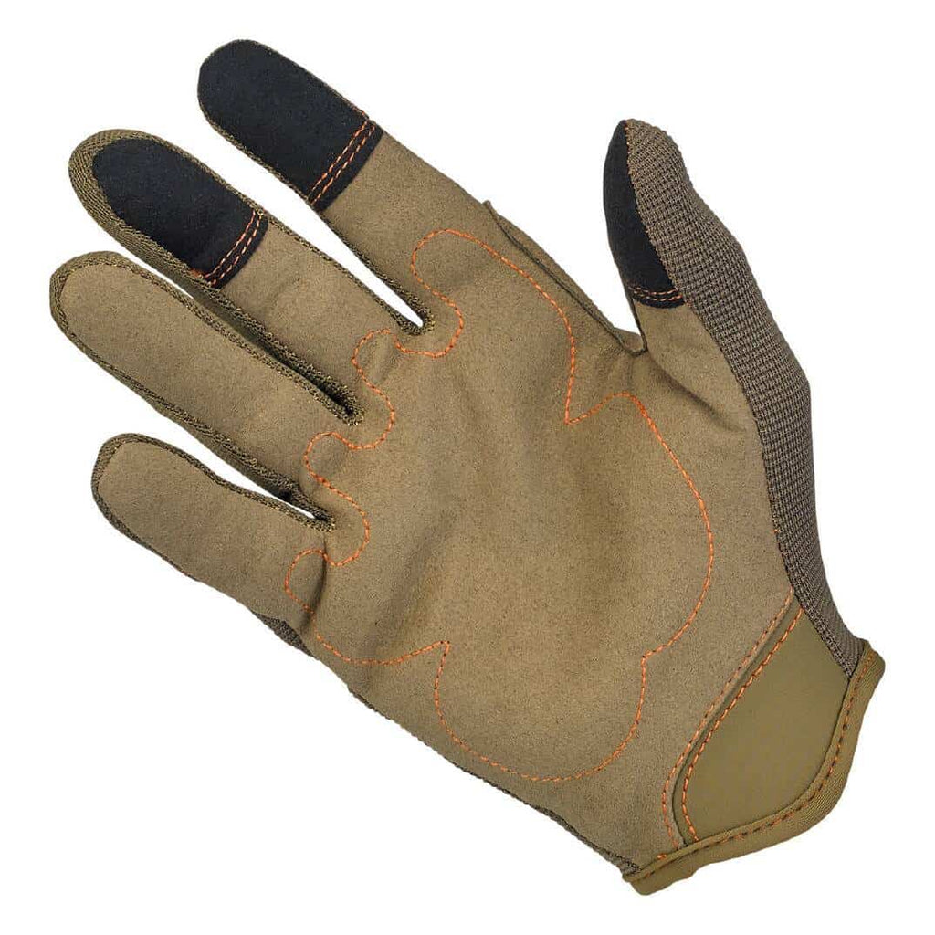 Moto Gloves Brown/Orange