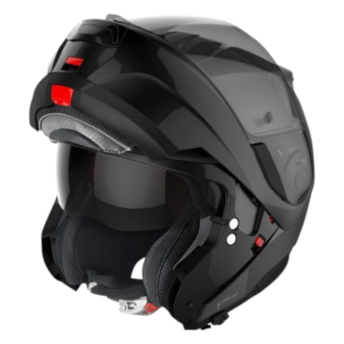 Nolan N100-6 CLASSIC 301 Glossy Black — vista 2