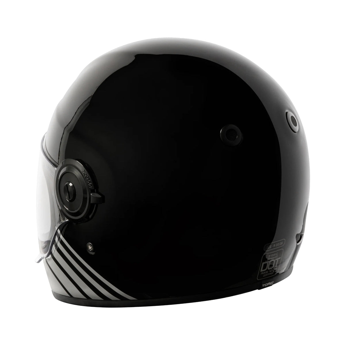 Torc Newport Breakers – Black de Torc Helmets — vista 4