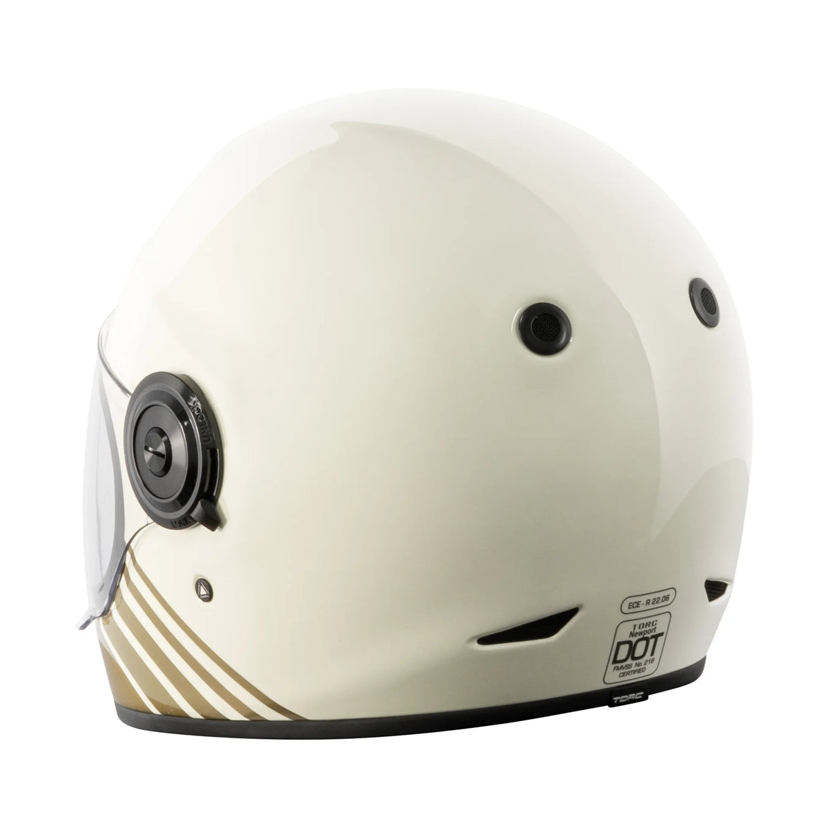 Torc Newport Breakers – Cream de Torc Helmets — vista 4