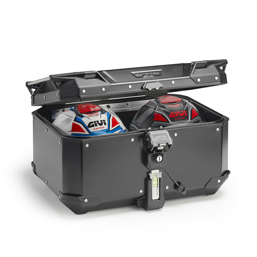 TOP CASE GIVI OBKEV58B TREKKER OUTBACK EVO SMART 58L BLACK LINE — vista 2