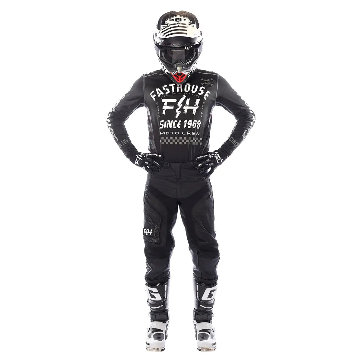 Fasthouse Off-Road Jersey Black / White