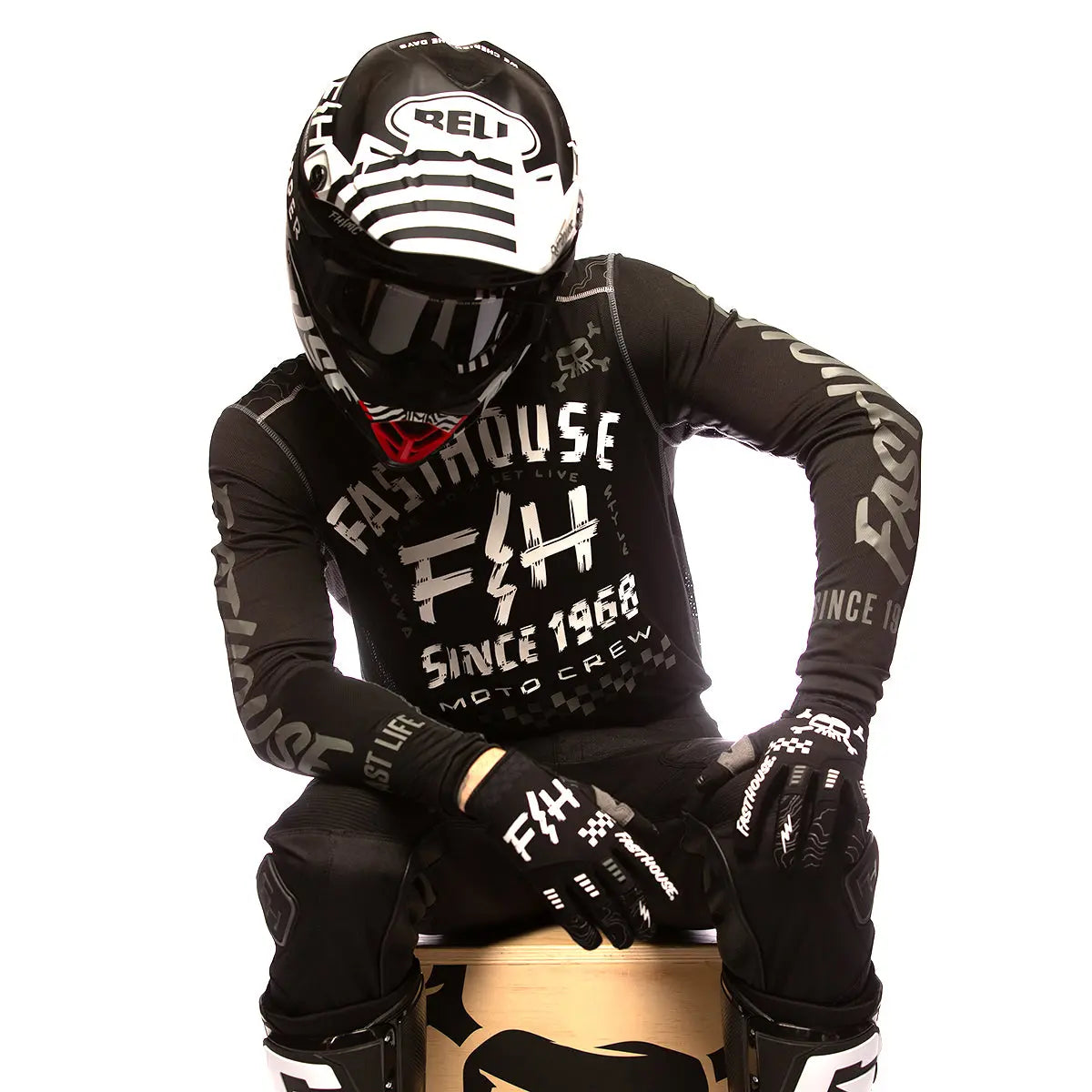 Fasthouse Off-Road Jersey Black / White