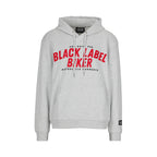 Black Label Biker Hoodie Pegasus | Grey