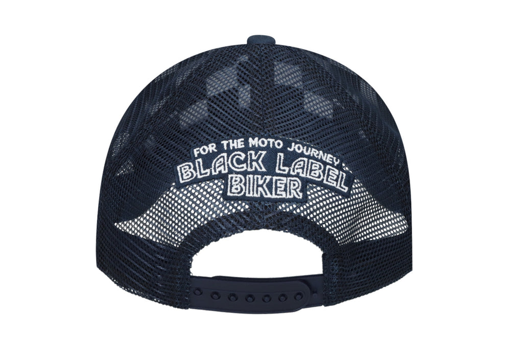 Black Label Biker Gorra Petrolhead Blue