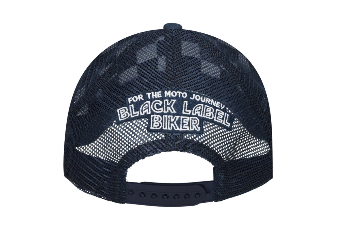 Black Label Biker Gorra Petrolhead Blue — vista 4