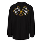 Black Label Biker Petrolheads Club Long Sleeve Tee – Black