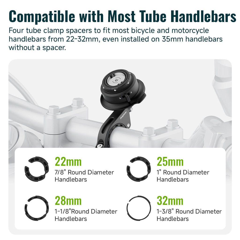 QM01 Handlebar Mount – Soporte Magnético para Manillar
