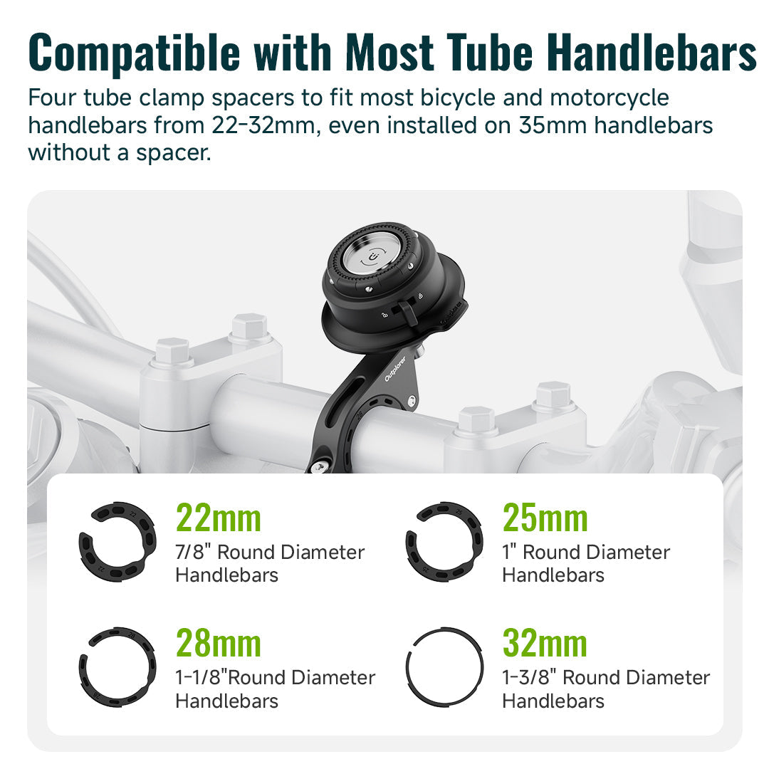 QM01 Handlebar Mount – Soporte Magnético para Manillar