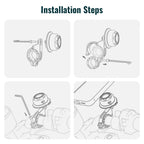 QM01 Handlebar Mount – Soporte Magnético para Manillar