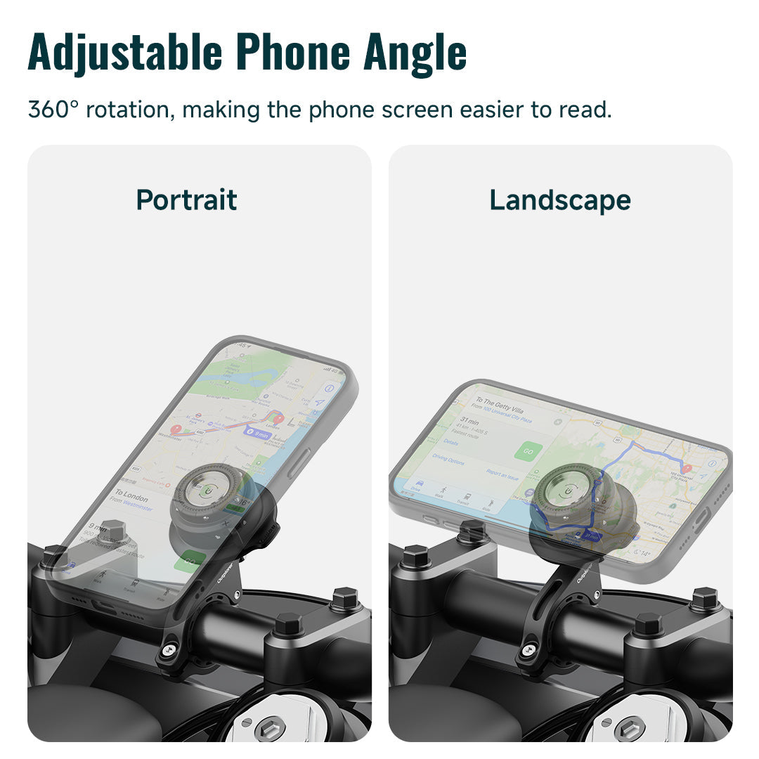 QM01 Handlebar Mount – Soporte Magnético para Manillar