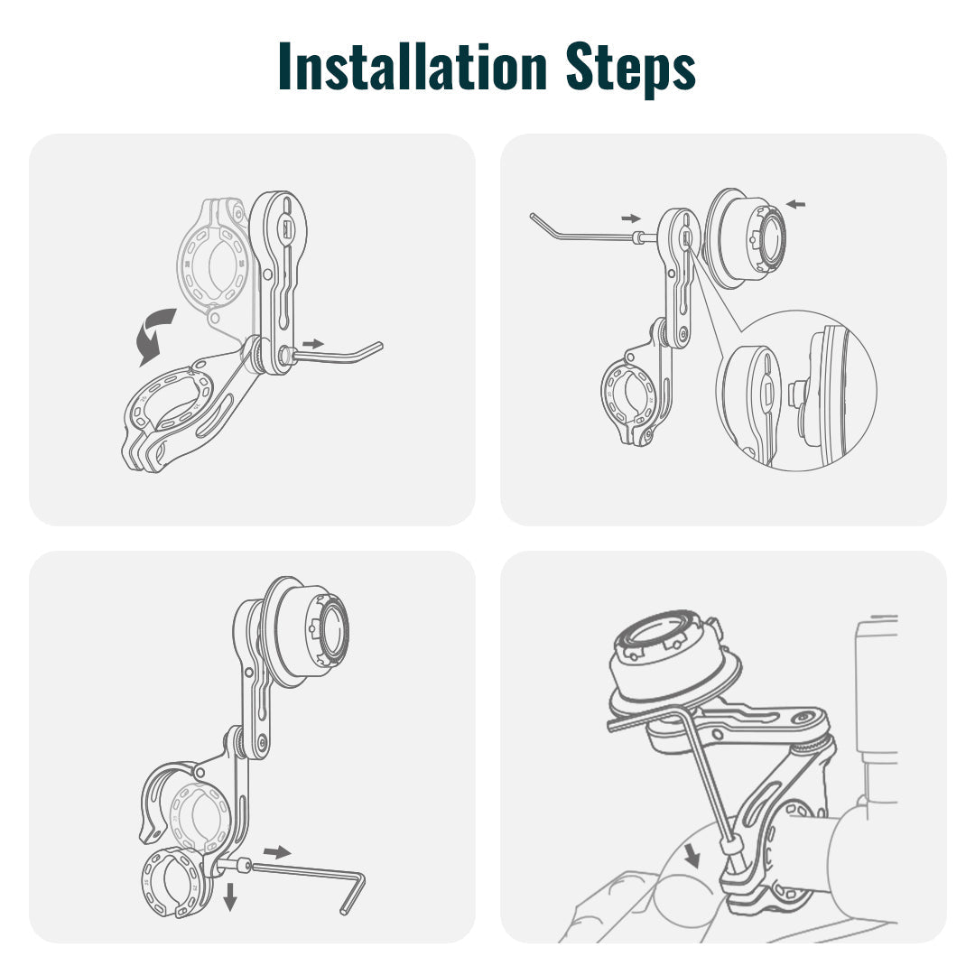 Outplorer QM02 - Handlebar Mount PRO — vista 4