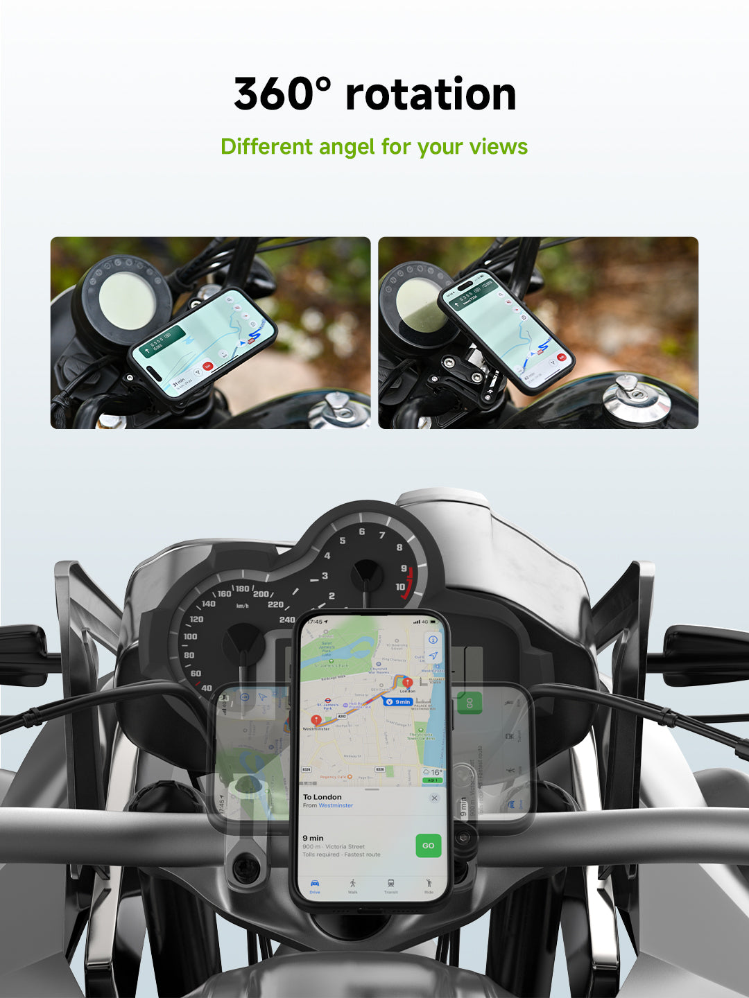 Outplorer QM03 - Handlebar Clamp Mount — vista 4