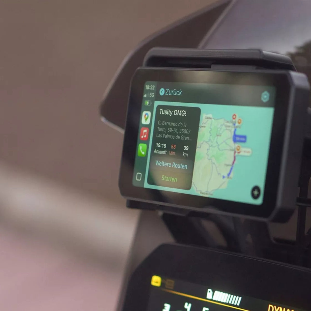 Q-Nine Pantalla Inteligente para BMW (CarPlay / Android Auto) Soporte GPS OEM de QNine — vista 4