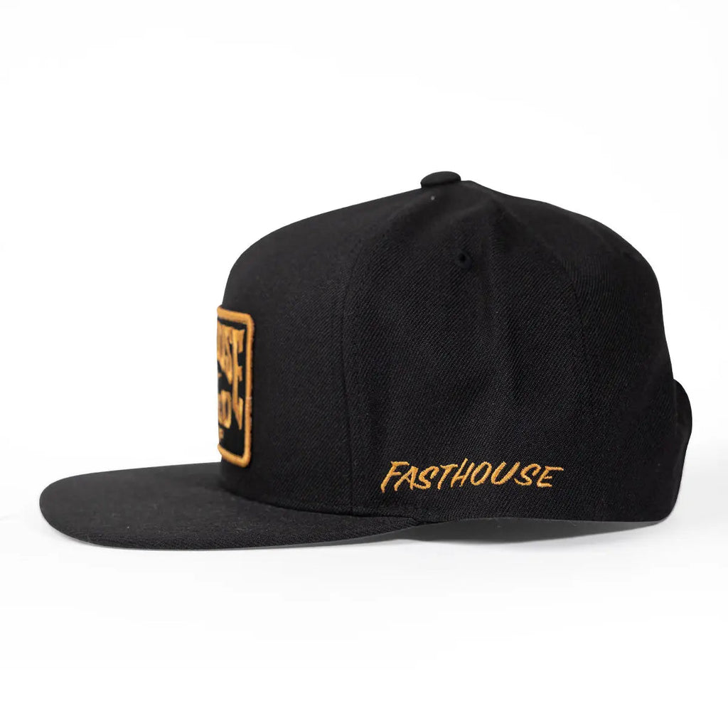 Fasthouse Record Hat Black