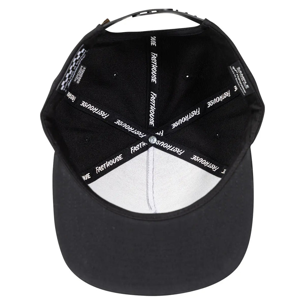 Fasthouse Record Hat Black