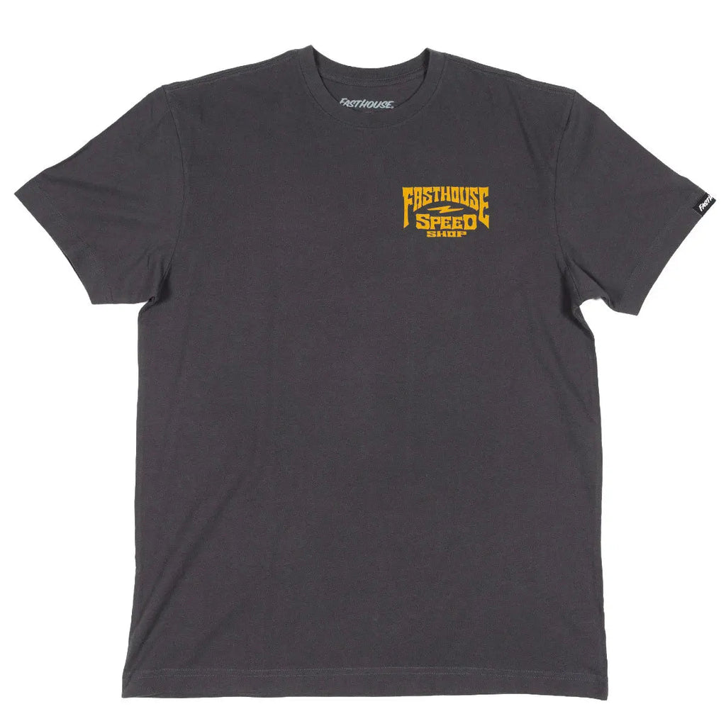 Fasthouse Record Tee Graphite Black