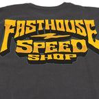 Fasthouse Record Tee Graphite Black