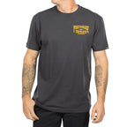 Fasthouse Record Tee Graphite Black