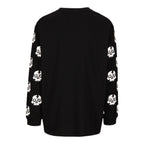 Black Label Biker Skulls Long Sleeve Tee – Black