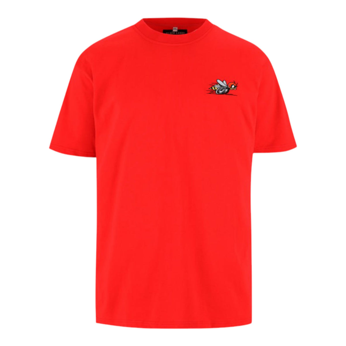 Black Label Biker Speed Freaks T-Shirt – Red — vista 4