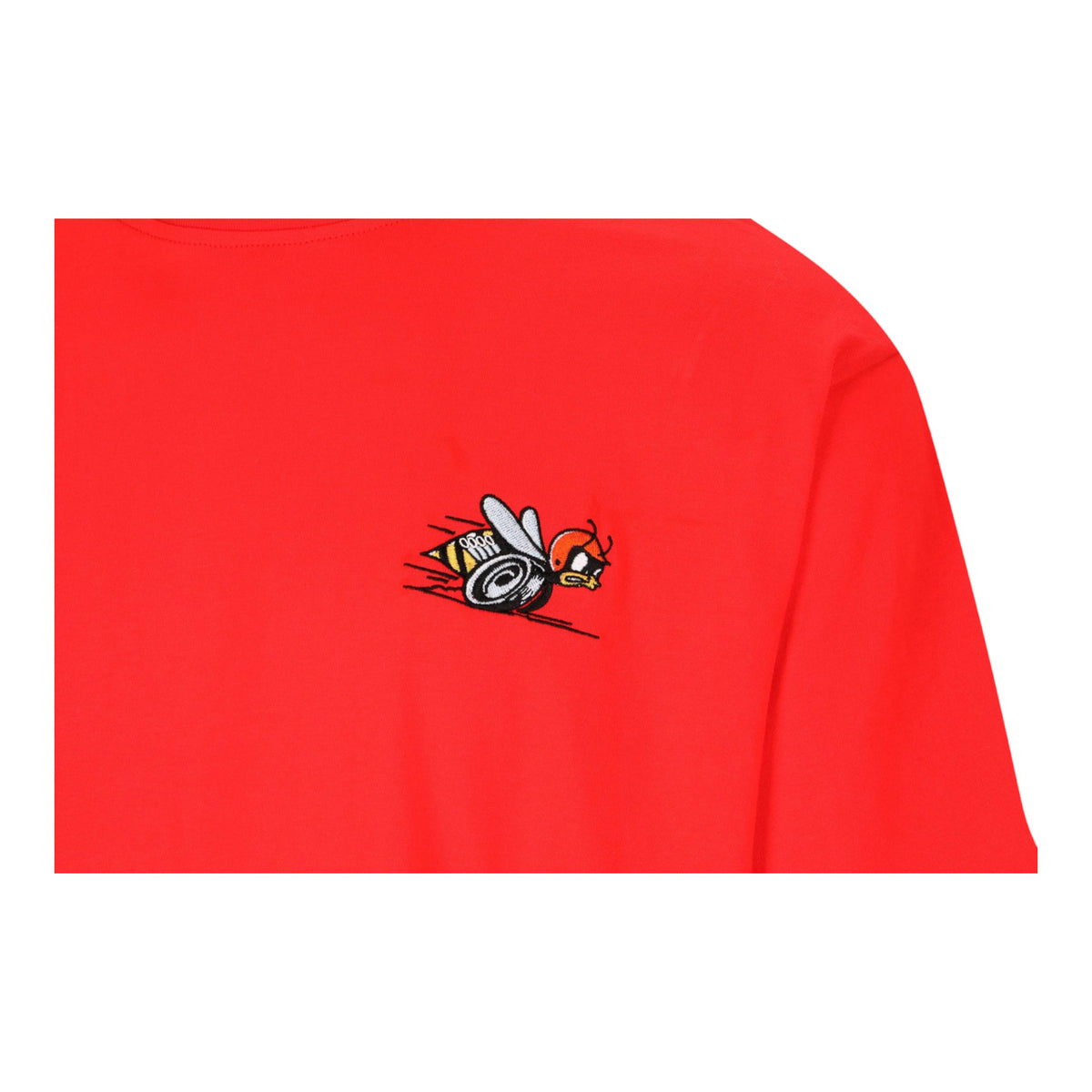 Black Label Biker Speed Freaks T-Shirt – Red — vista 3