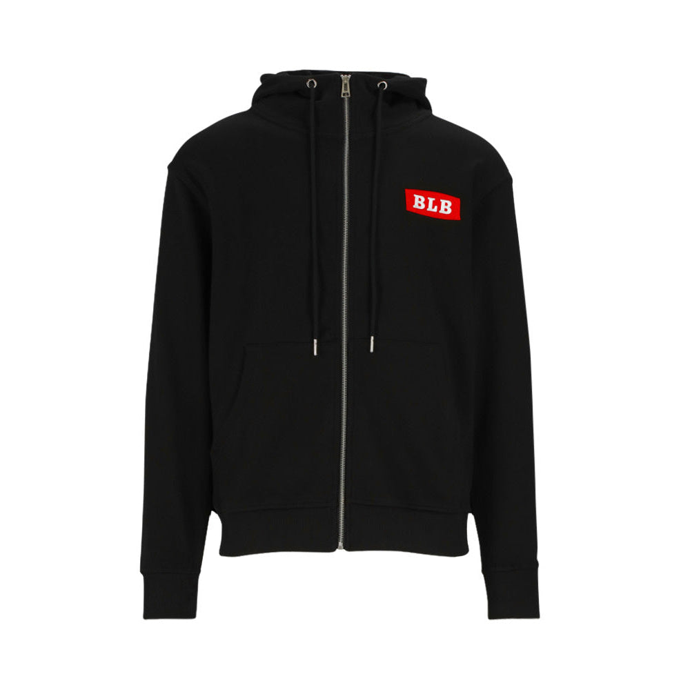Black Label Biker Hoodie Thunder | Black — vista 1