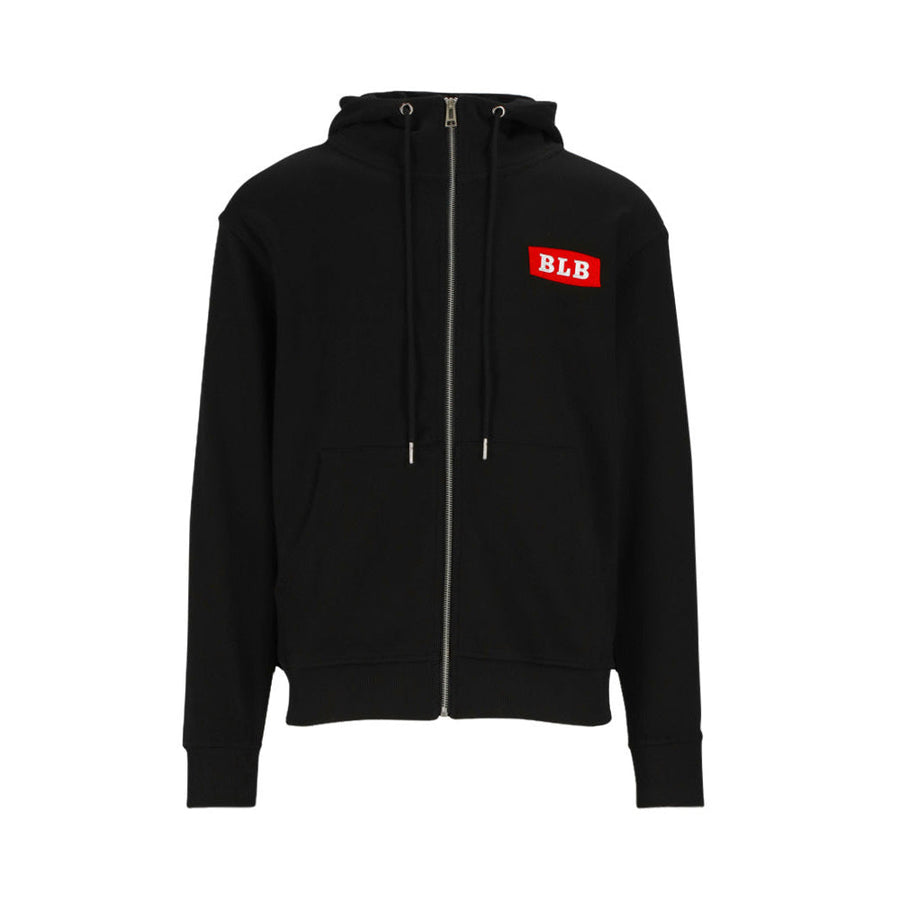 Black Label Biker Hoodie Thunder | Black — vista 1