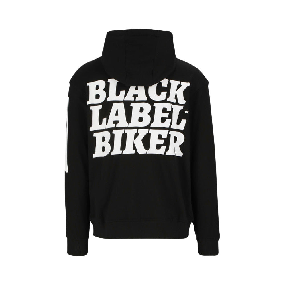 Black Label Biker Hoodie Thunder | Black — vista 2