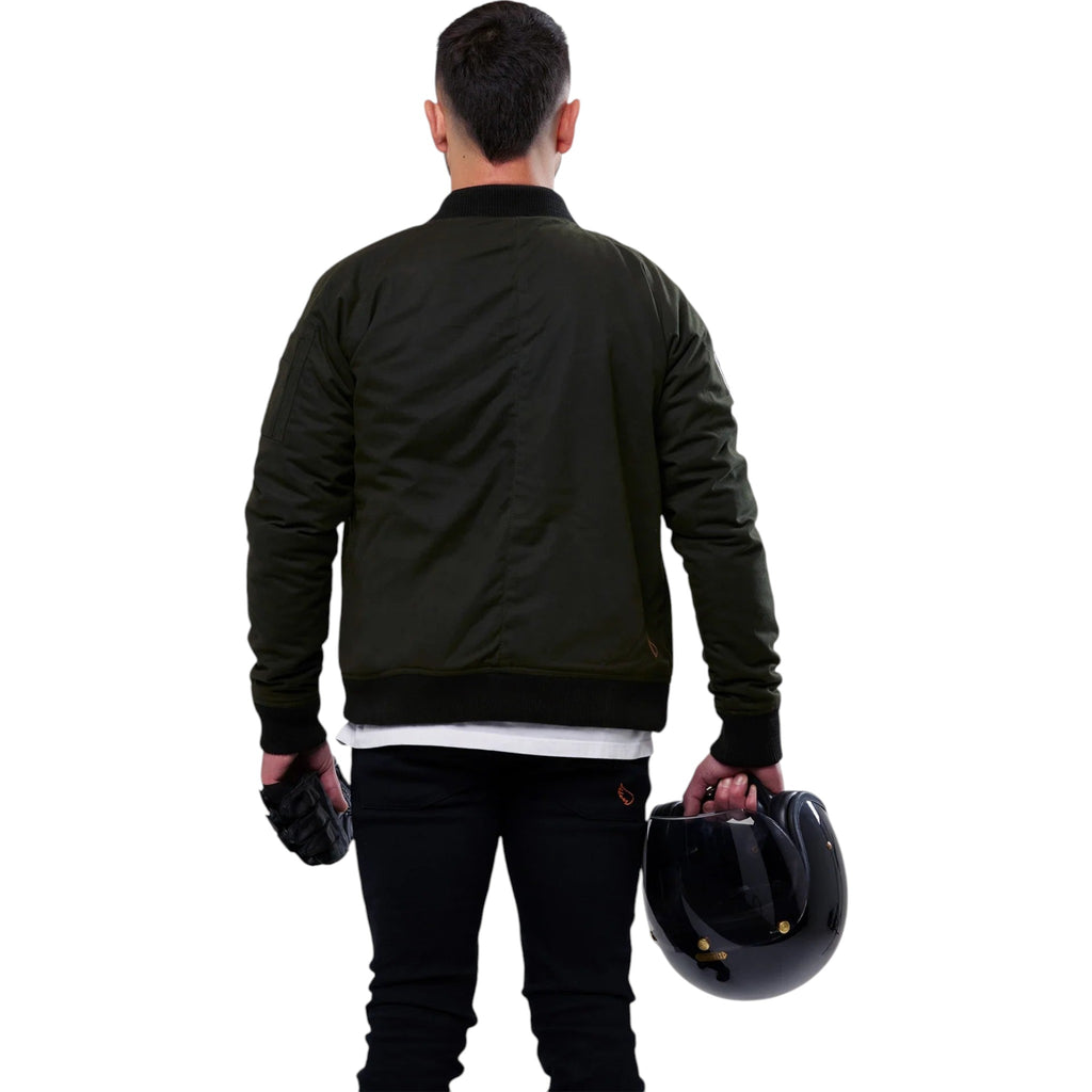 SA1NT Armoured Bomber Jacket - Olive